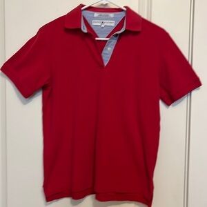 Tommy Hilfiger Vintage Women’s Red Cotton Golf Shirt size S/P